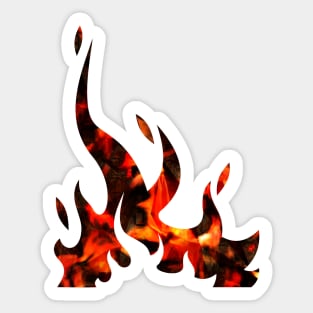 Flame Sticker